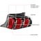Spec-D Tuning 10-12 Ford Mustang LED Light Bar Tail Lights LT-MST10JRLED-TM - alternate 2